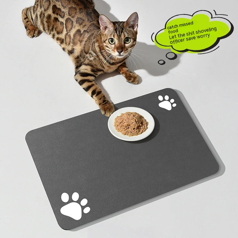 Pet Supplies Washable Dog & Cat Feeding Mat – Quick-Drying, Absorbent