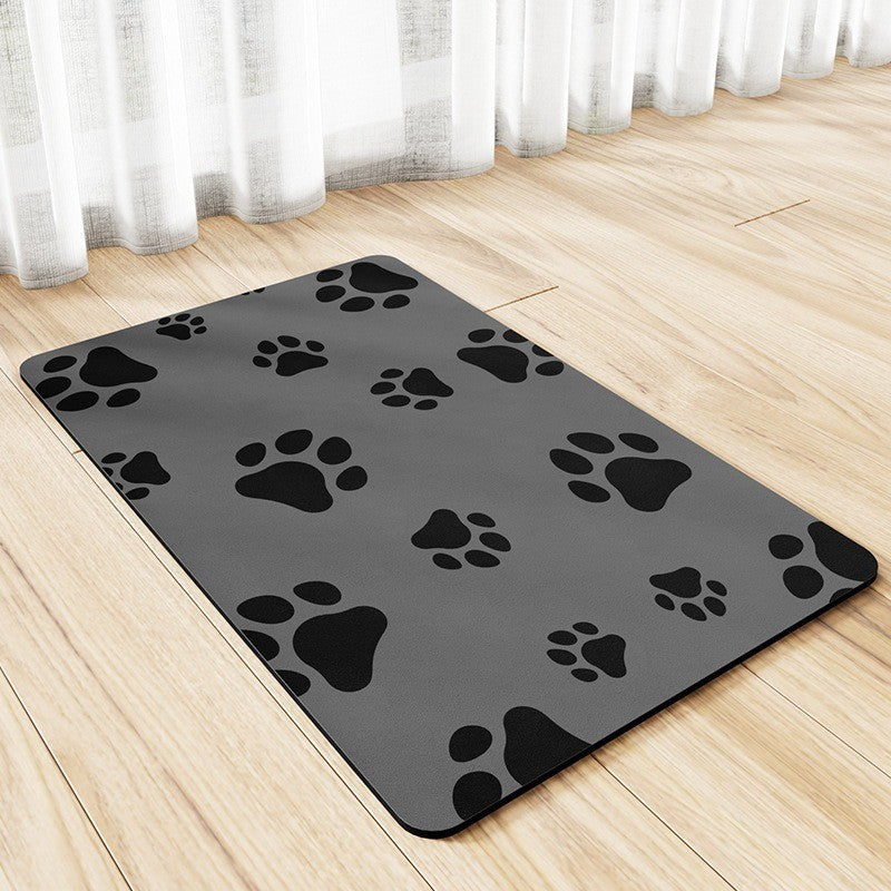 Pet Supplies Washable Dog & Cat Feeding Mat – Quick-Drying, Absorbent