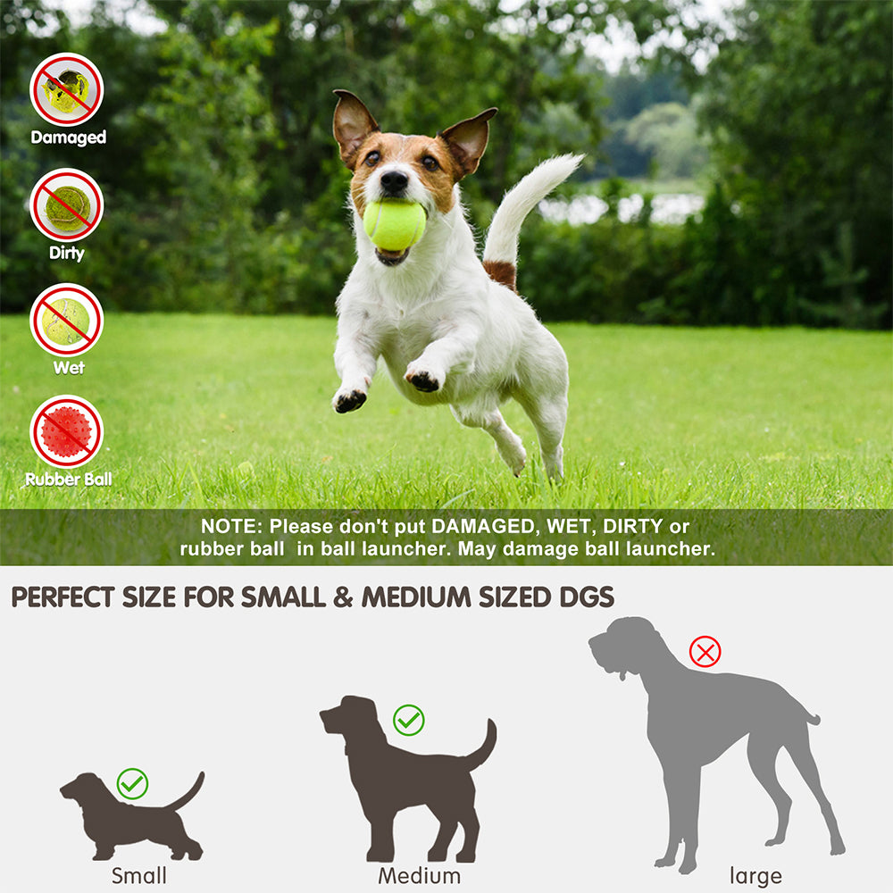 Automatic Dog Ball Launcher for Fetch Play – Adjustable Distance Pet Toy
