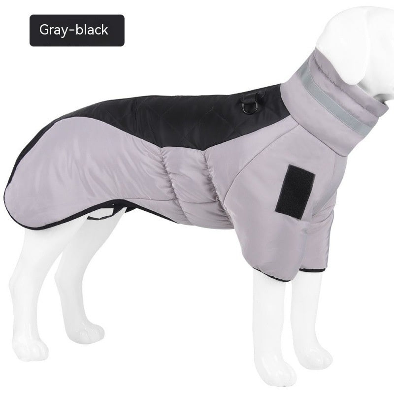 Patste Waterproof Winter Dog Coat – Warm Vest for Medium & Large Dogs