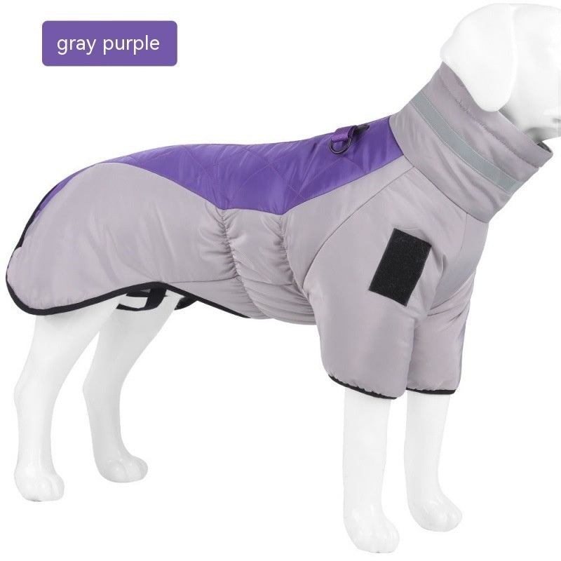 Patste Waterproof Winter Dog Coat – Warm Vest for Medium & Large Dogs