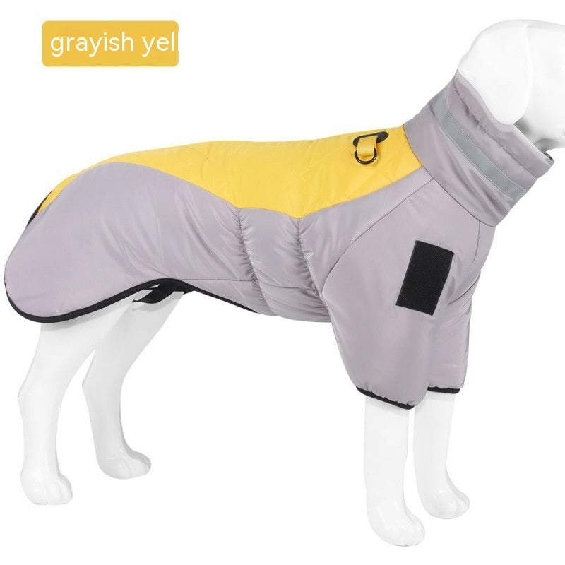 Patste Waterproof Winter Dog Coat – Warm Vest for Medium & Large Dogs